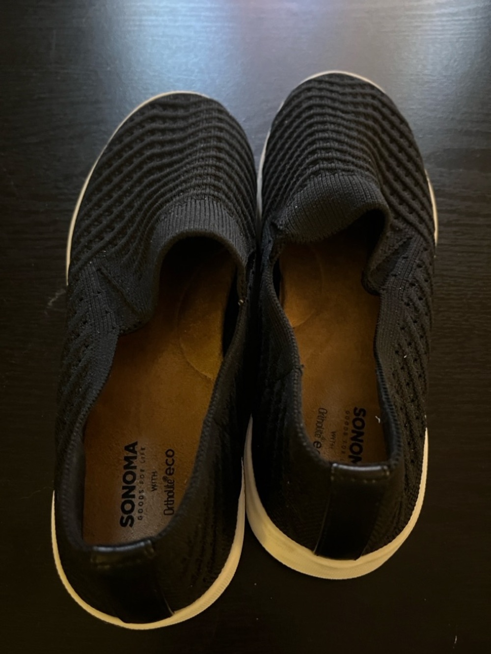 Sonoma Slip-On Knit Sneakers- Womens 7.5 - Picture 3 of 5